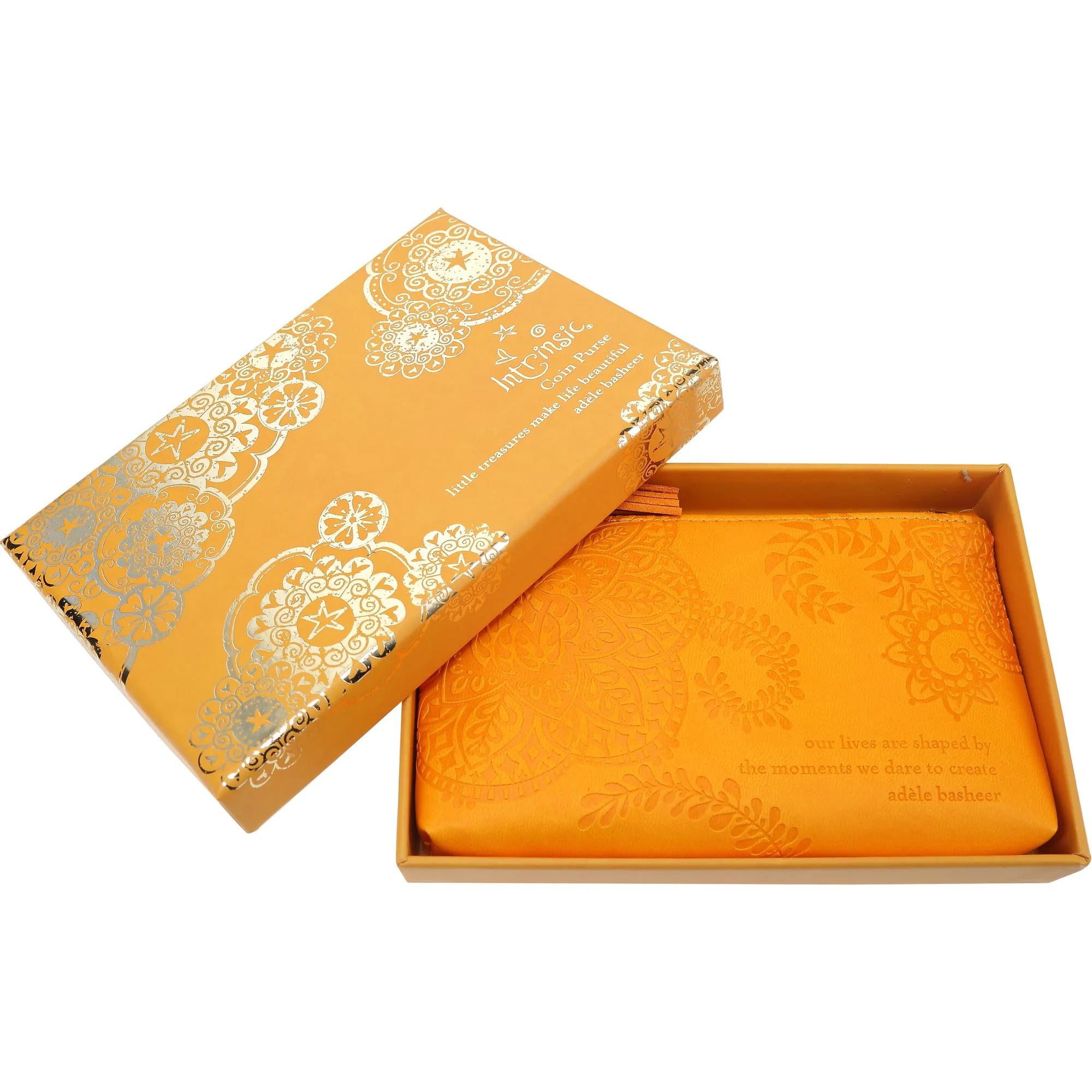 Marigold Gift Boxed Vegan Leather Coin Purse