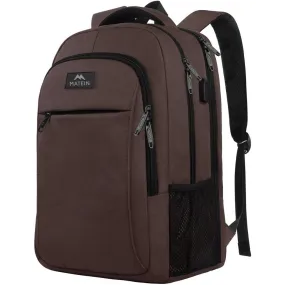 MATEIN Mlassic Brown Notebook Backpack