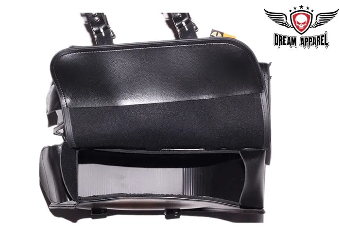 Medium Motorcycle Saddlebag With Concho