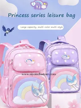 Mermaid Rainbow School Bag