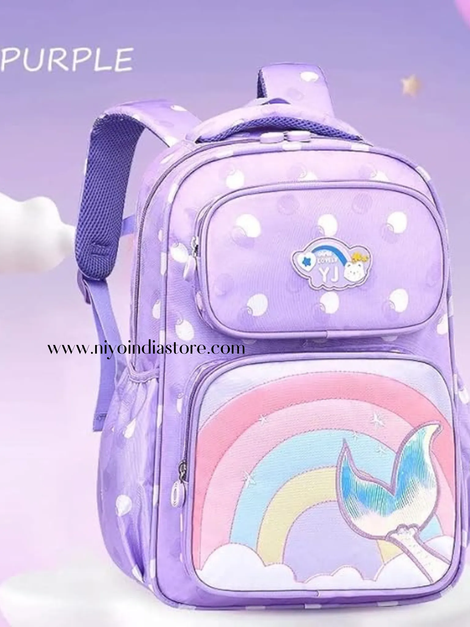 Mermaid Rainbow School Bag