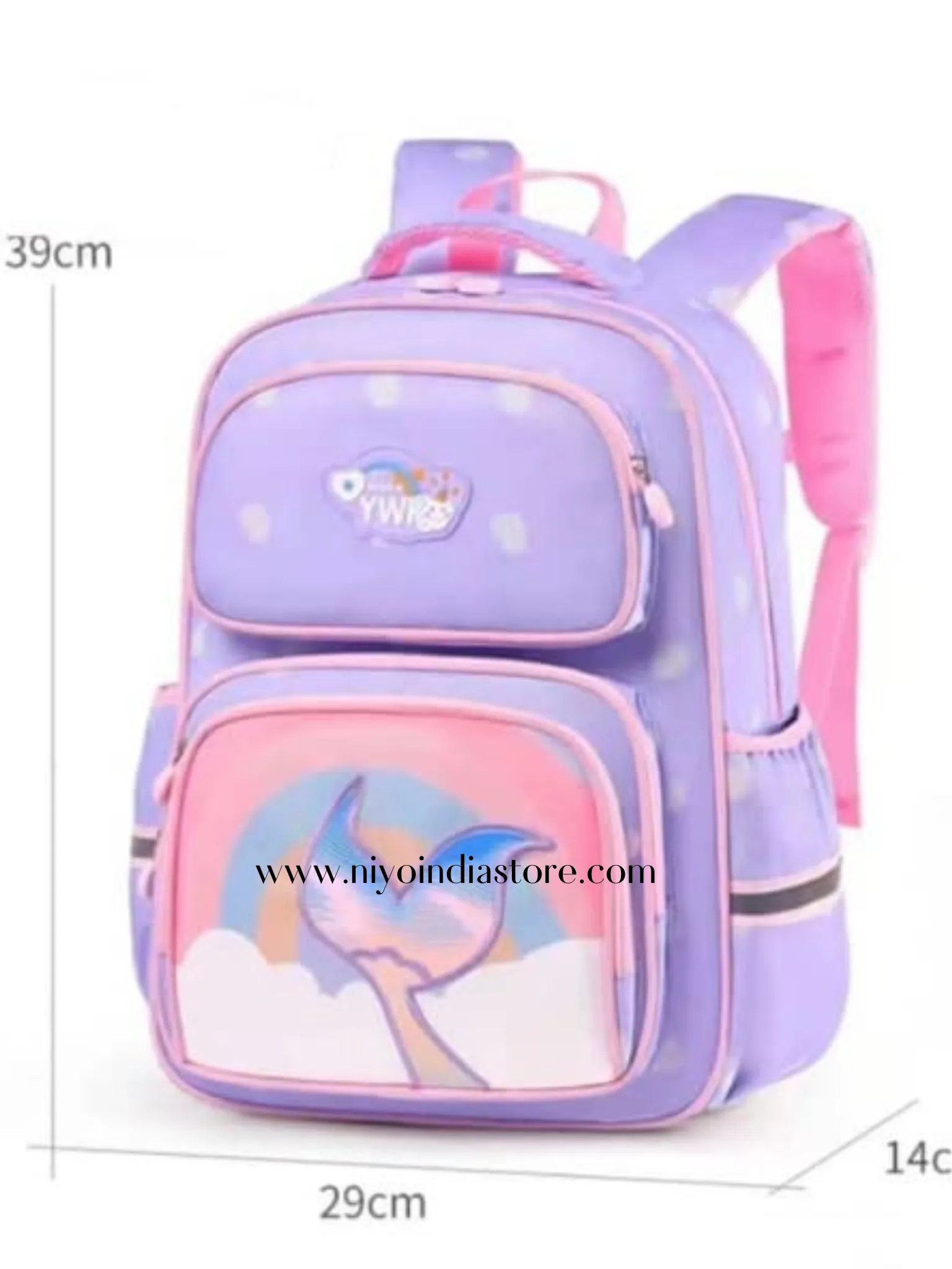 Mermaid Rainbow School Bag