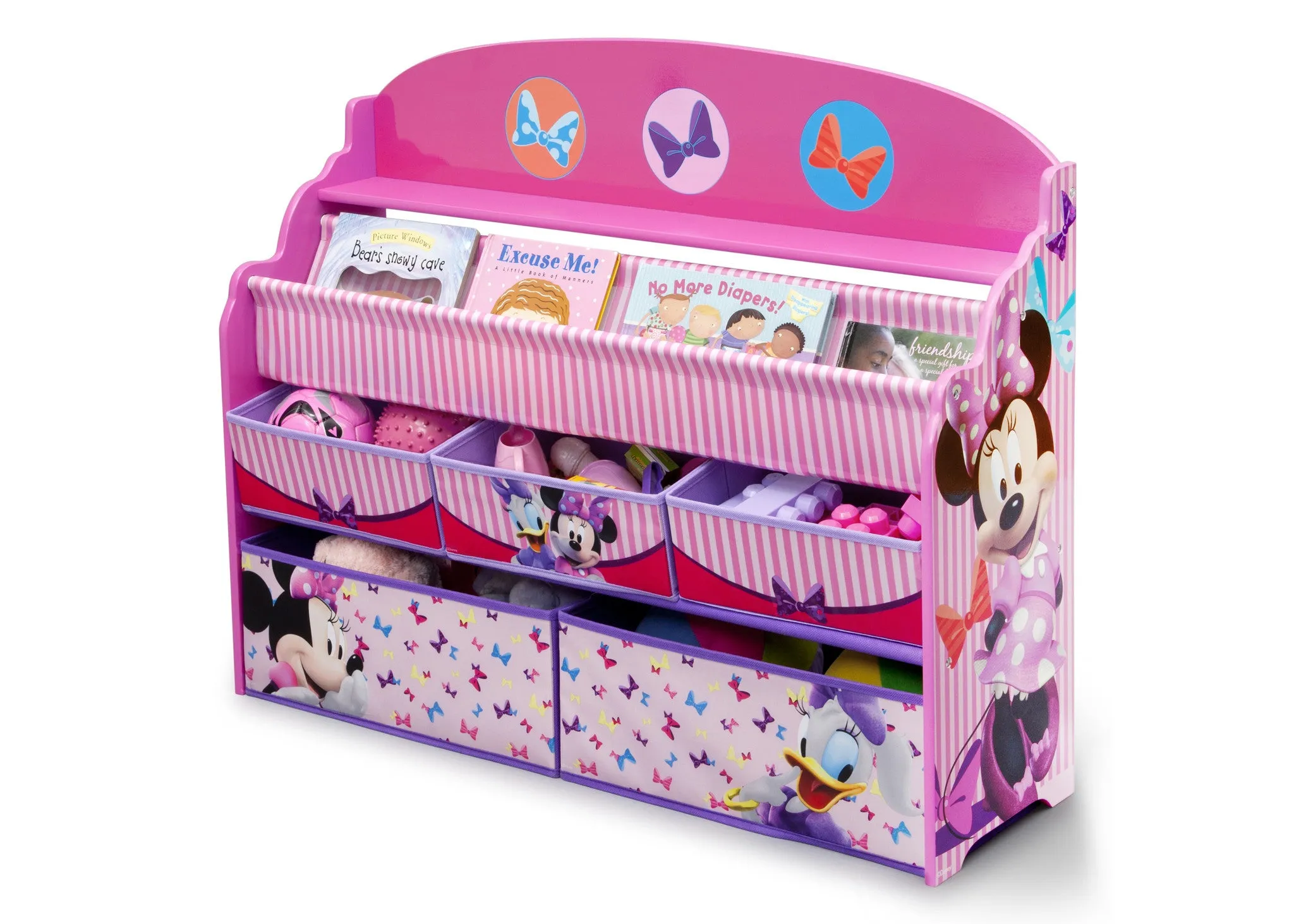 Minnie Mouse Deluxe Book & Toy Organizer