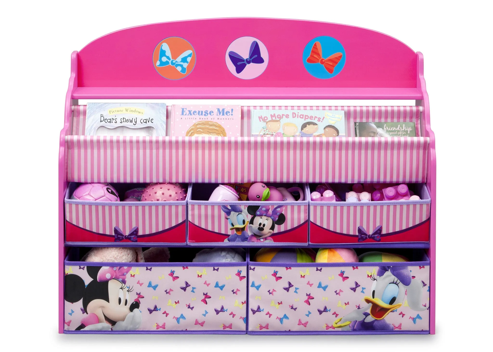 Minnie Mouse Deluxe Book & Toy Organizer