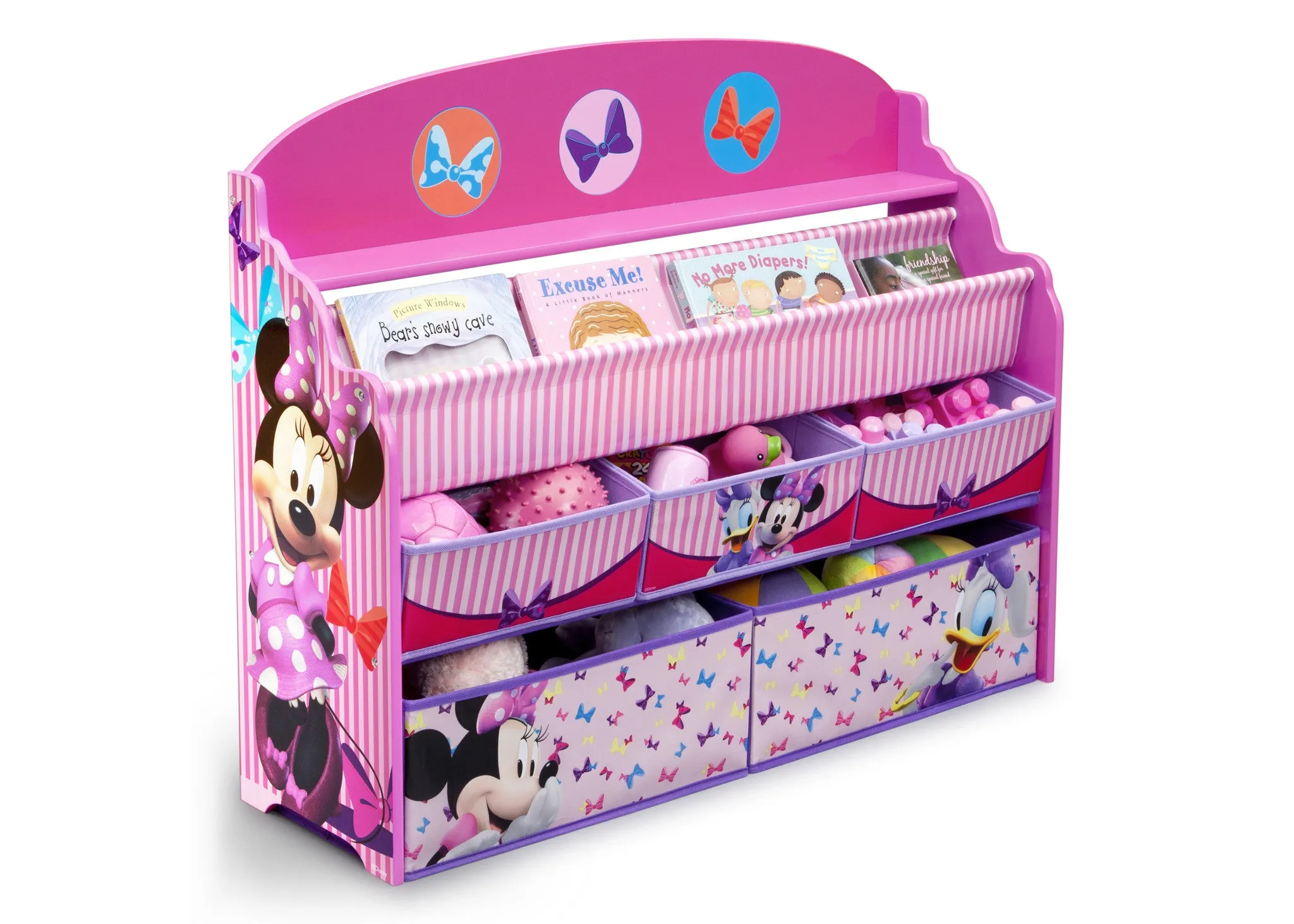 Minnie Mouse Deluxe Book & Toy Organizer