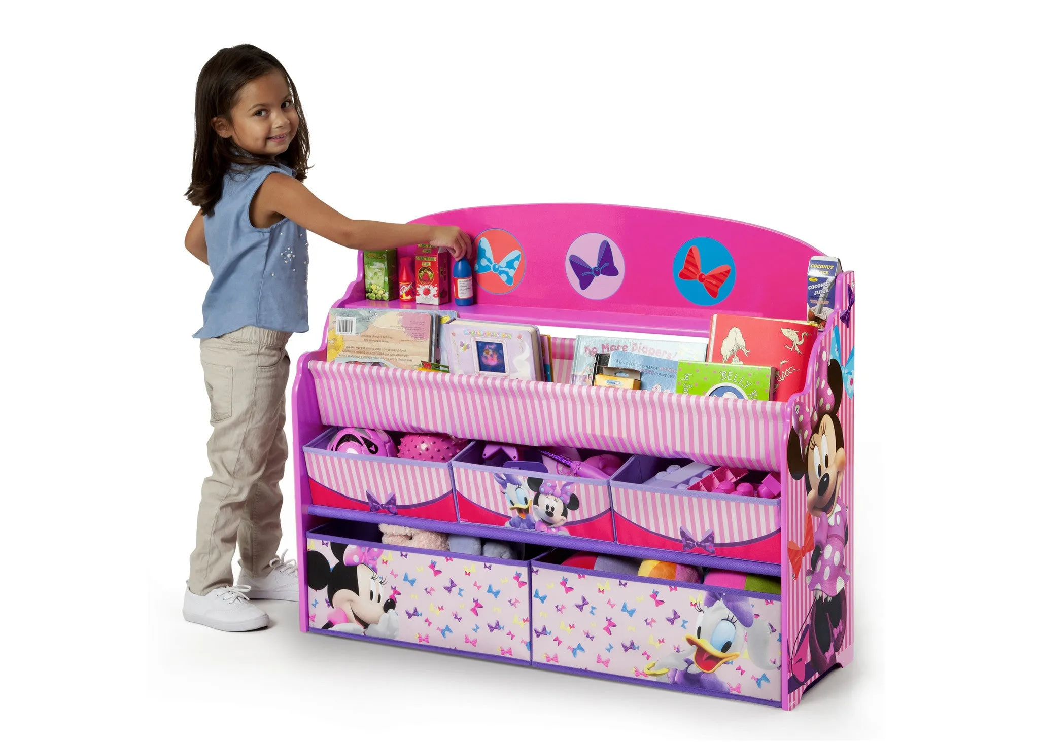 Minnie Mouse Deluxe Book & Toy Organizer