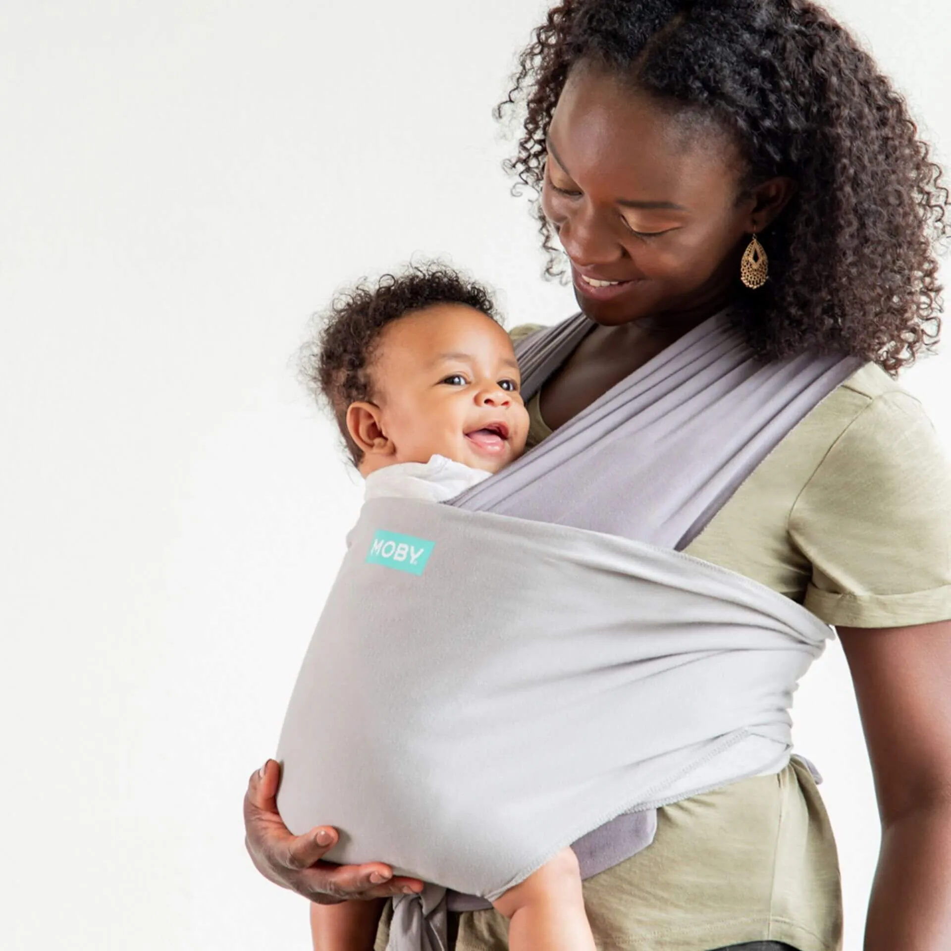 Moby Easy Wrap Carrier (Smoked Pearl)