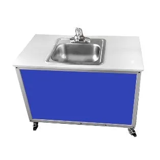 Monsam Toddler Height Single Basin Portable Sink: 20" PSE-2006I