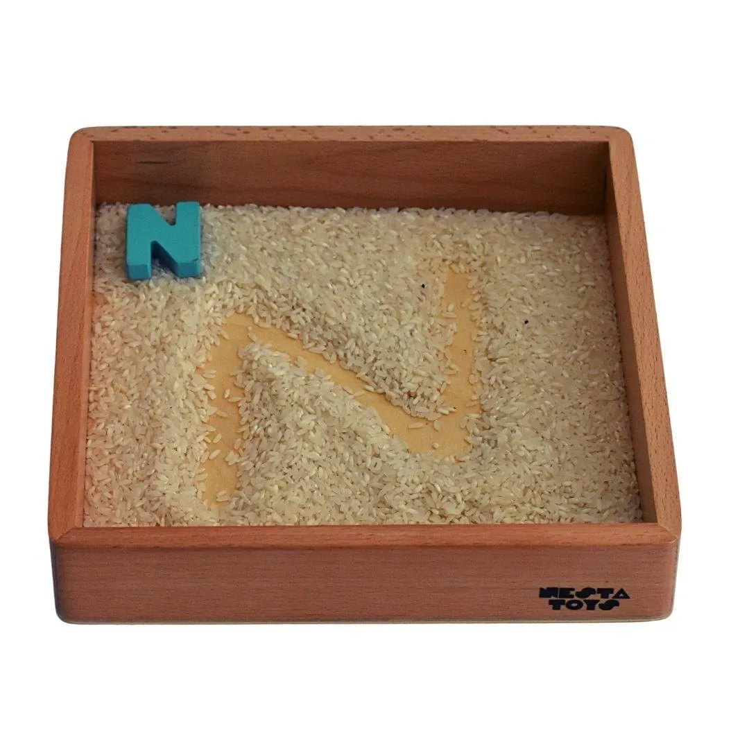 Montessori Tray Wooden Toy  (Beech Wood)