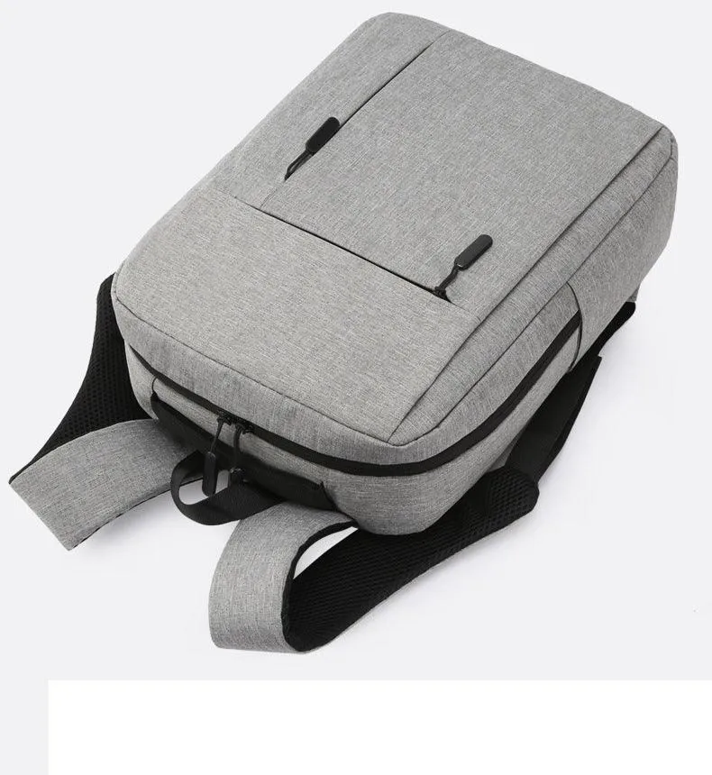 New Dimension Anti-theft Smart Laptop Backpack with USB Port - Grey