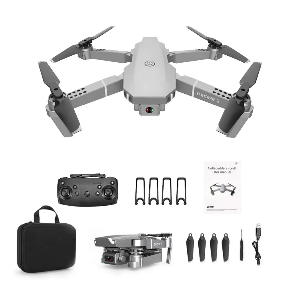 NEW E68 HD Wide Angle 4K WIFI Drone- USB Powered