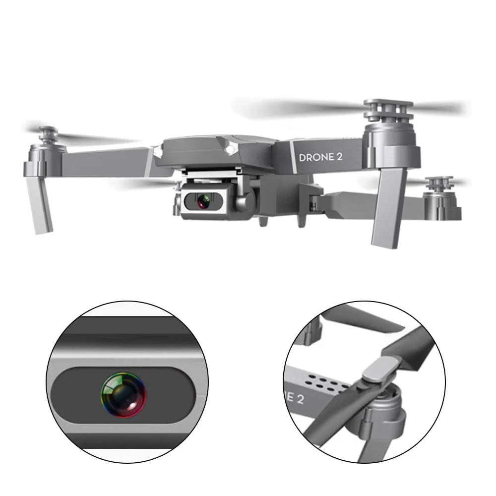 NEW E68 HD Wide Angle 4K WIFI Drone- USB Powered