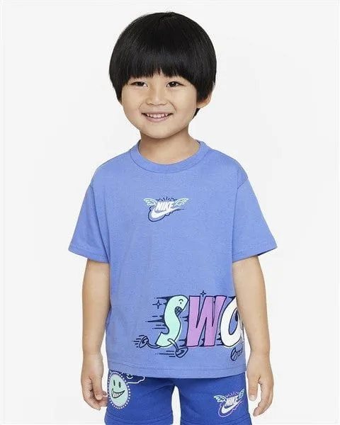 NIKE SPORTSWEAR "ART OF PLAY"RELAXED GRAPHIC TEE_ PRESCHOOL