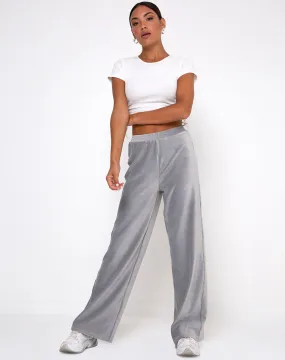 Obeli Trouser in Velvet Rib Grey