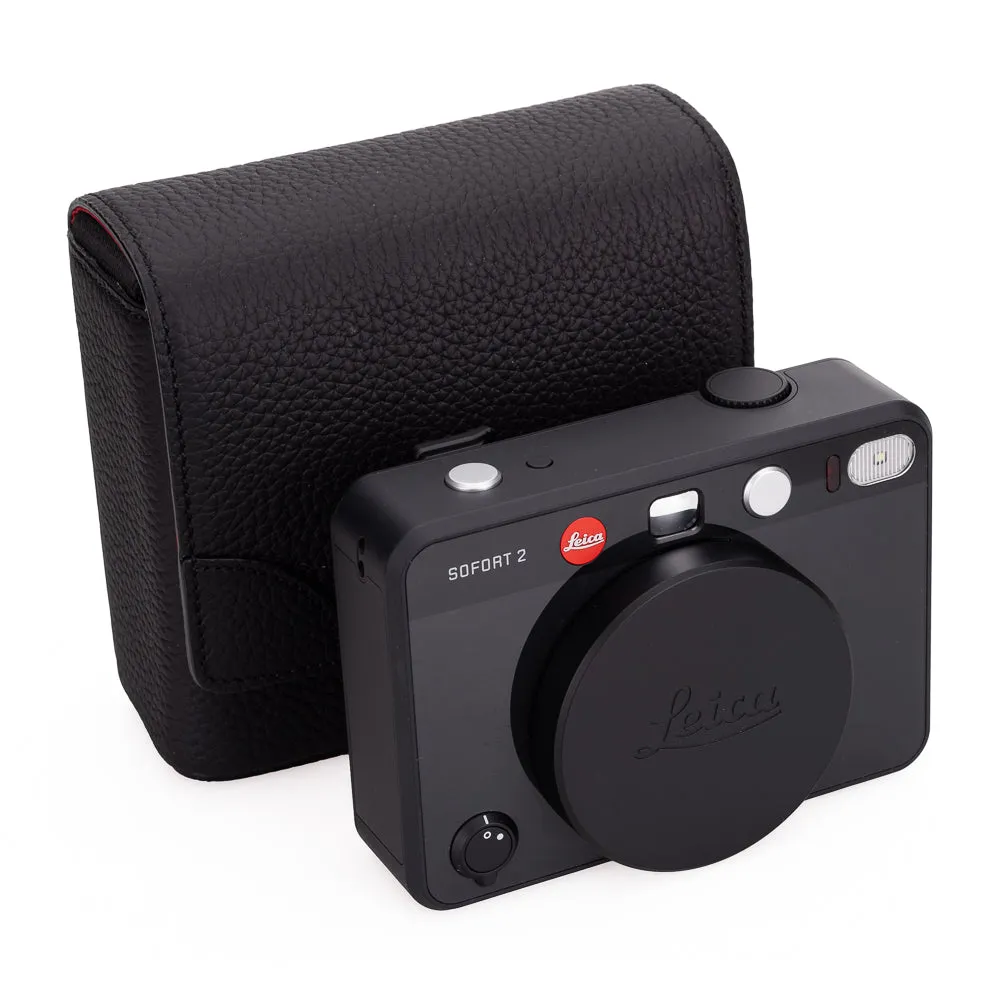 Oberwerth Micro Bag for Leica Sofort 2 -  Black w/ Red Lining