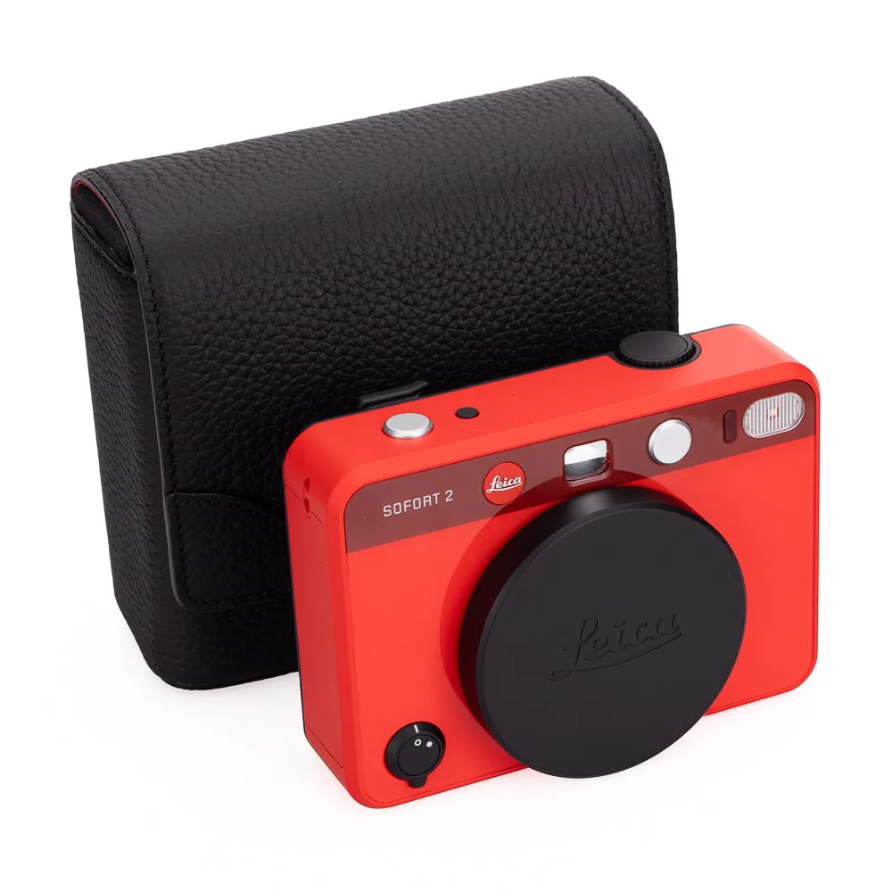 Oberwerth Micro Bag for Leica Sofort 2 -  Black w/ Red Lining