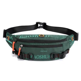 Outdoor Men's Waist Bag Street Trend Chest Bag Crossbody Bags Sports Running Waist Bag