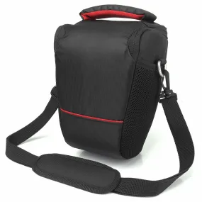 Outdoor one-shoulder triangle camera bag  for Canon 750D200D storage bag