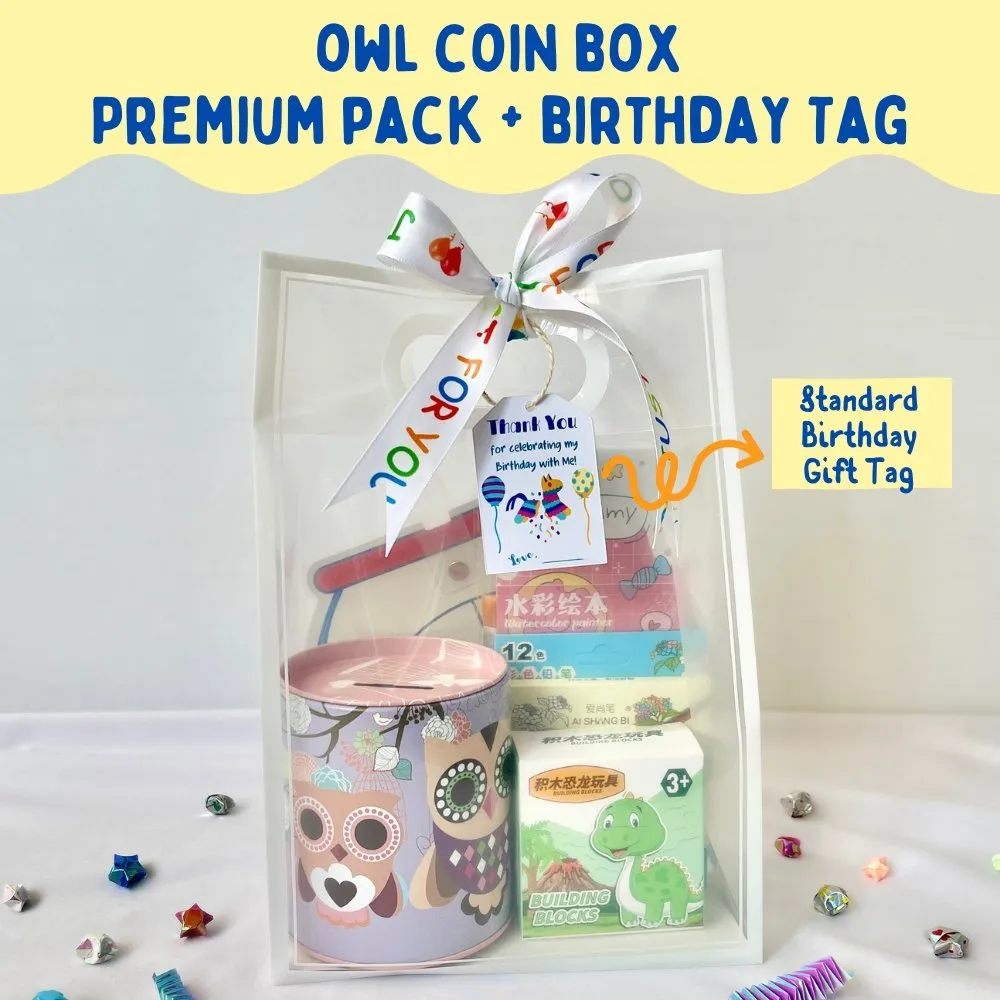 Owl Coin Box Premium Goodie Bag