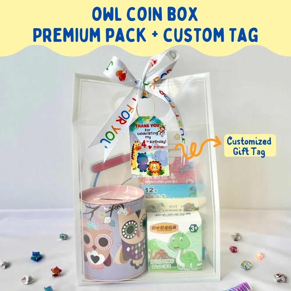 Owl Coin Box Premium Goodie Bag