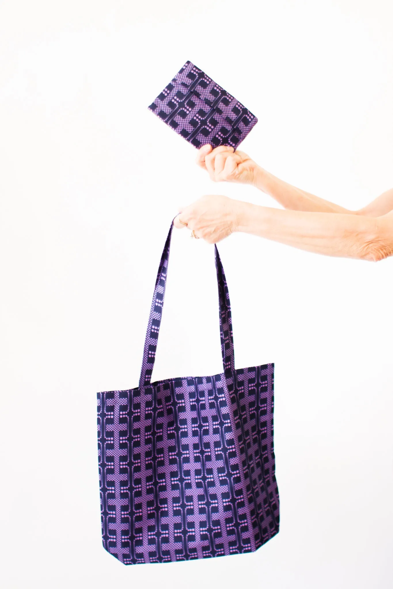 Packable Shopper, Grape