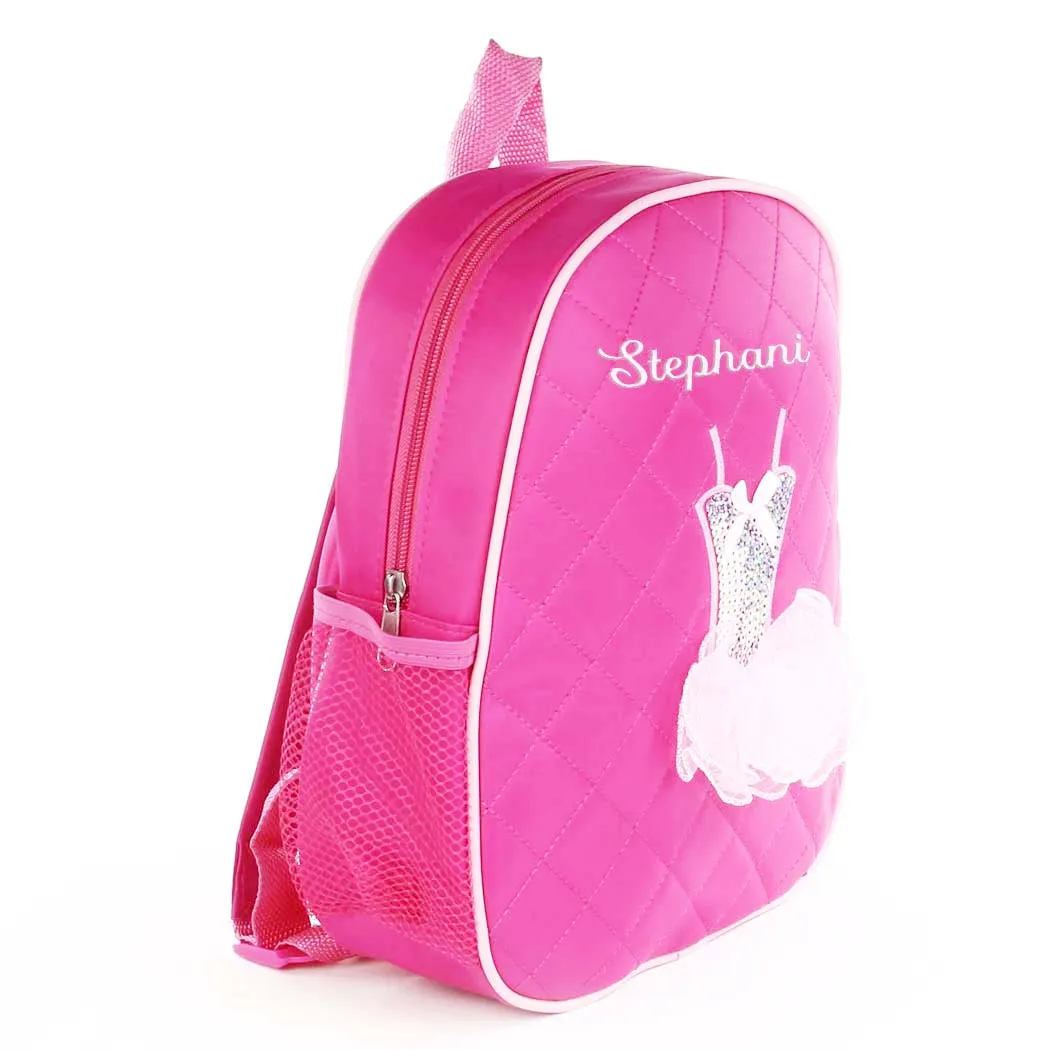 Personalized Embroidered Ballerina Dance Backpack