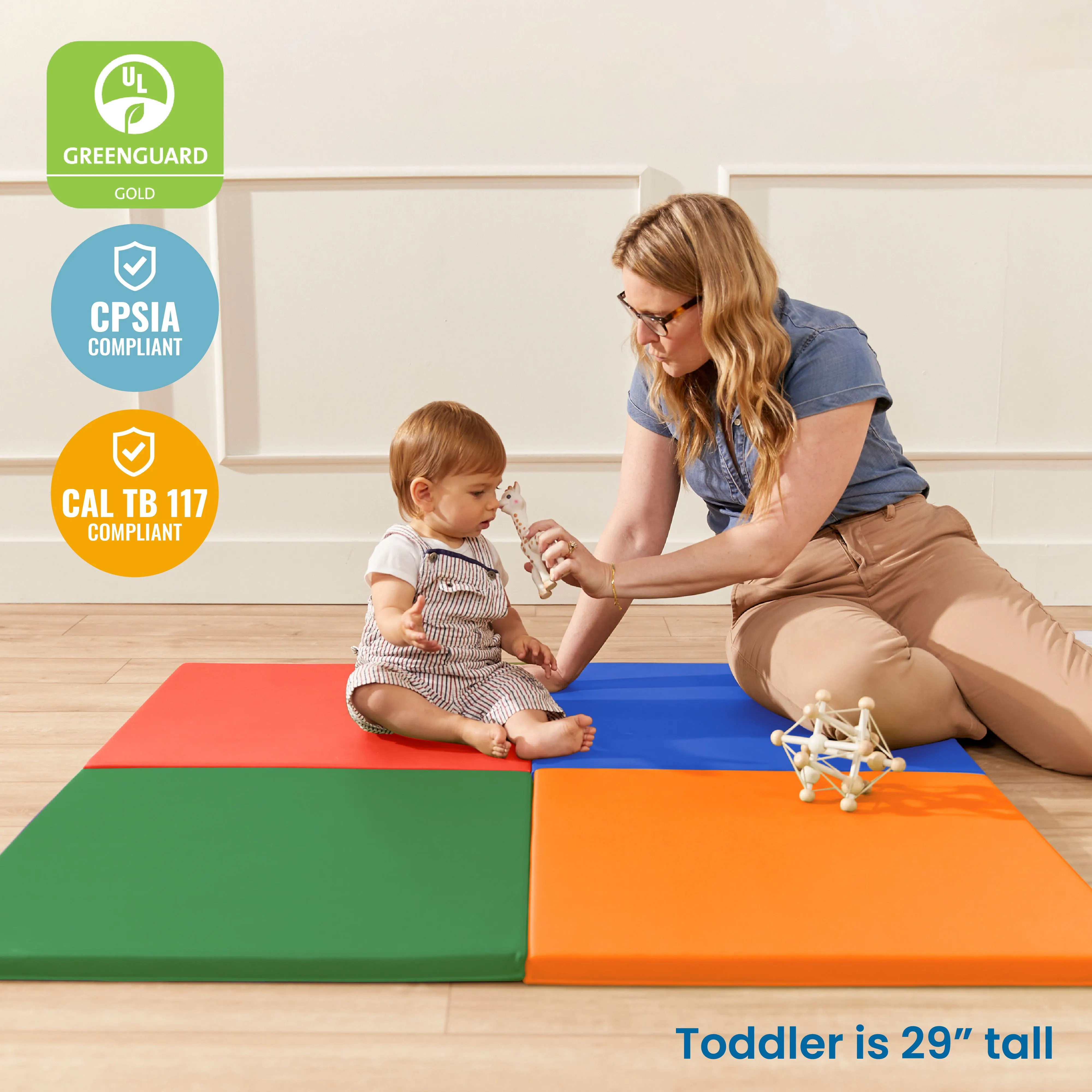 Play Patch Activity Mat and Toy Bins, Beginner Playset, 6-Piece