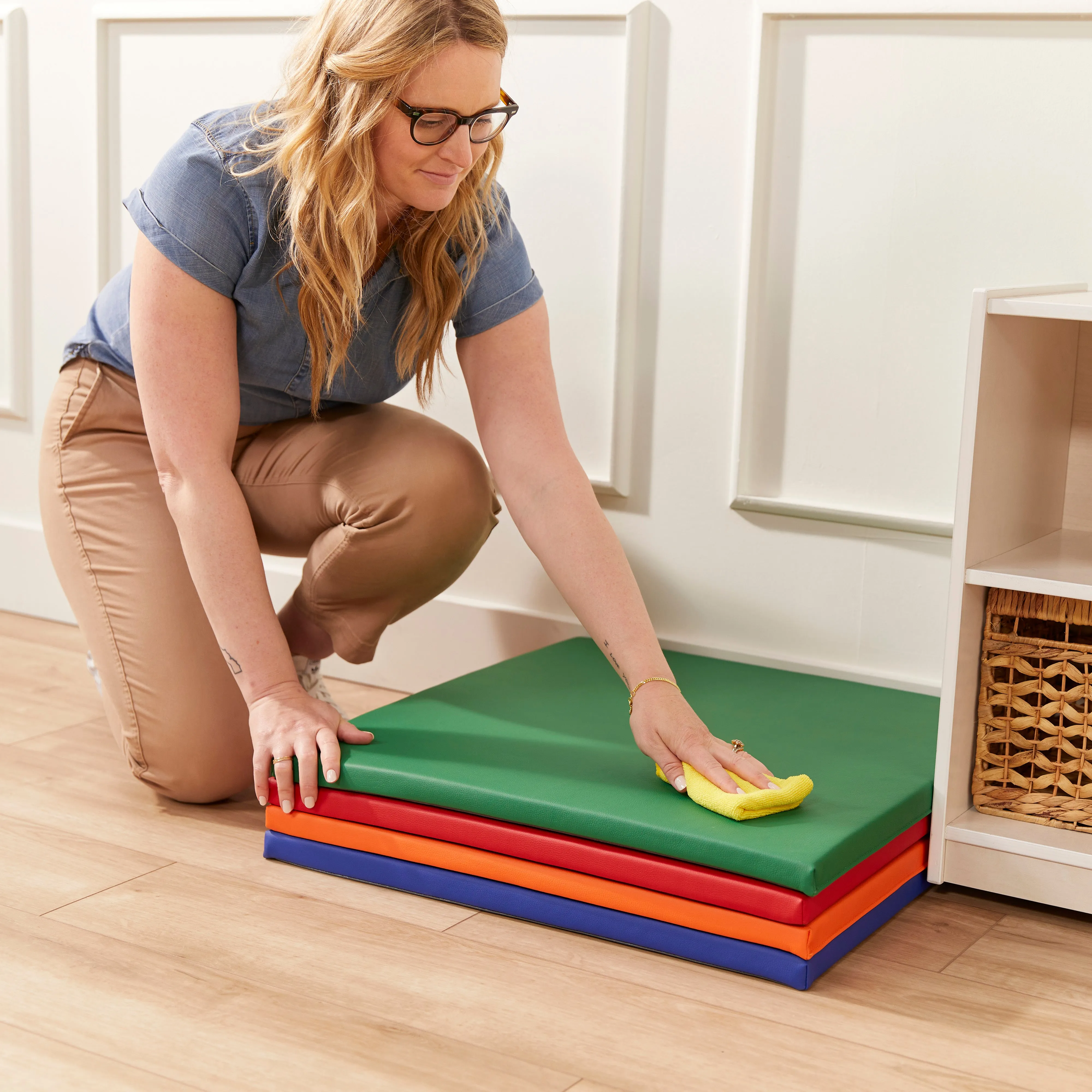 Play Patch Activity Mat and Toy Bins, Beginner Playset, 6-Piece