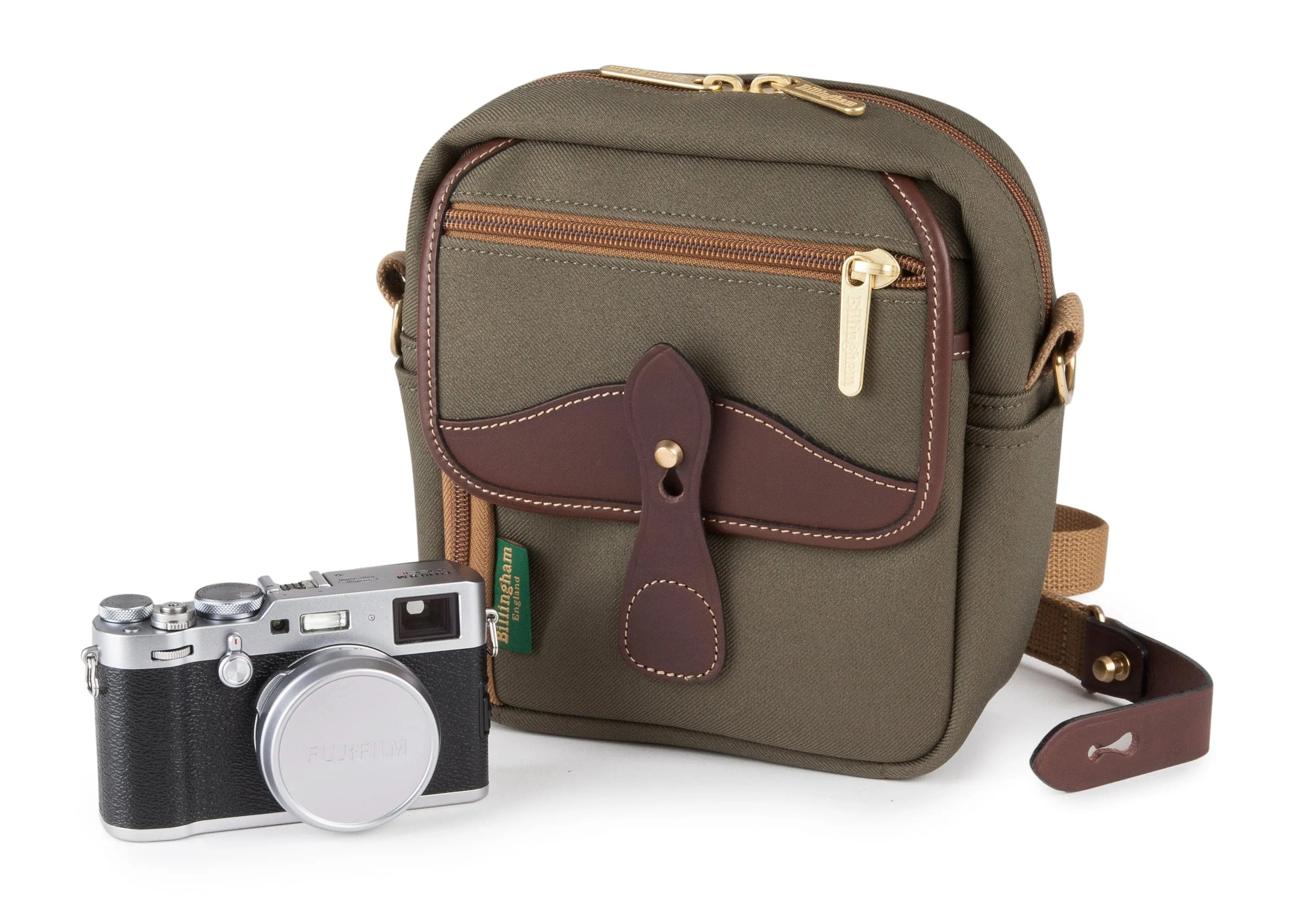 Pola Stowaway - Sage FibreNyte / Chocolate Leather