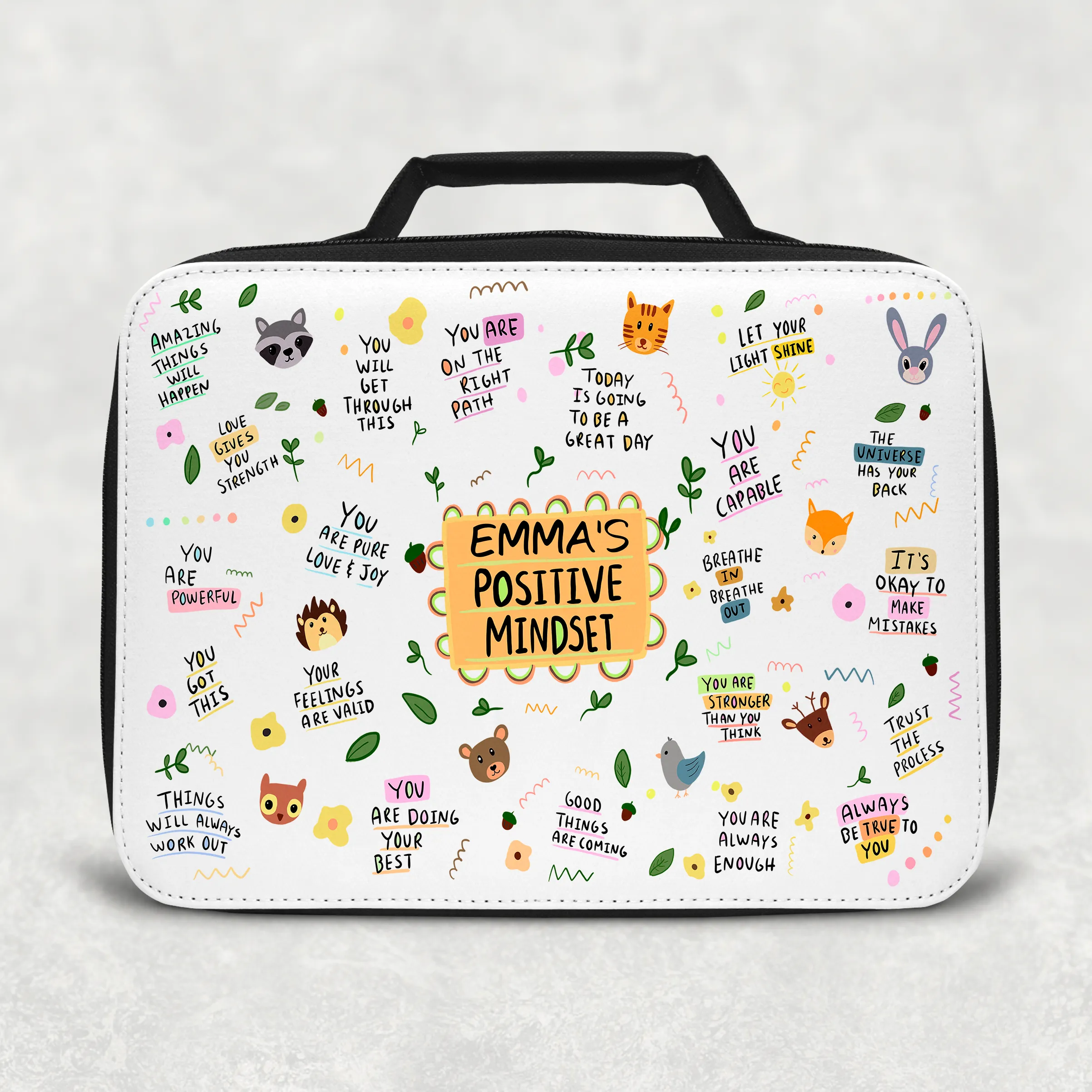 Positive Mindset Insulated Lunch Bag