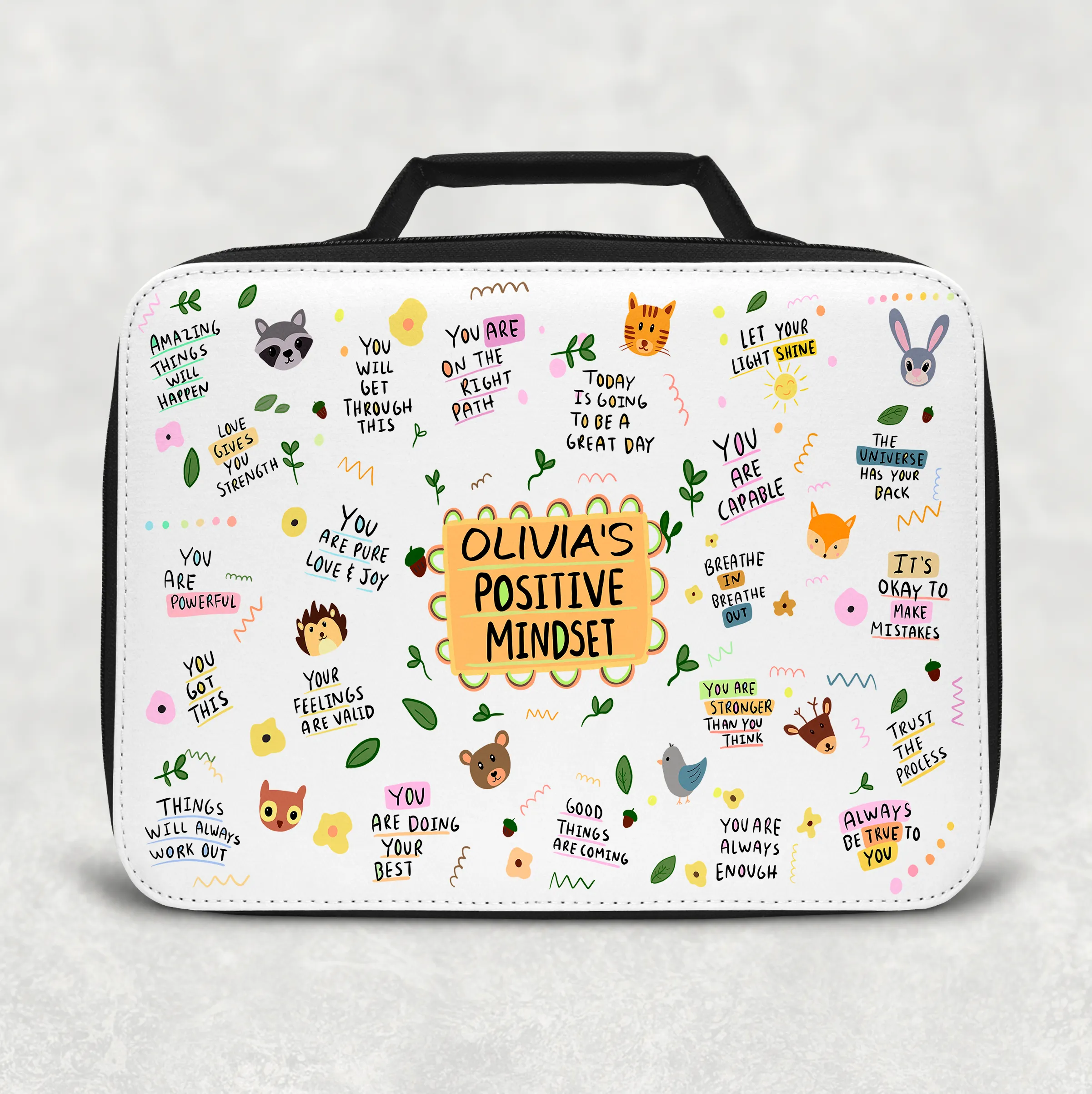 Positive Mindset Insulated Lunch Bag