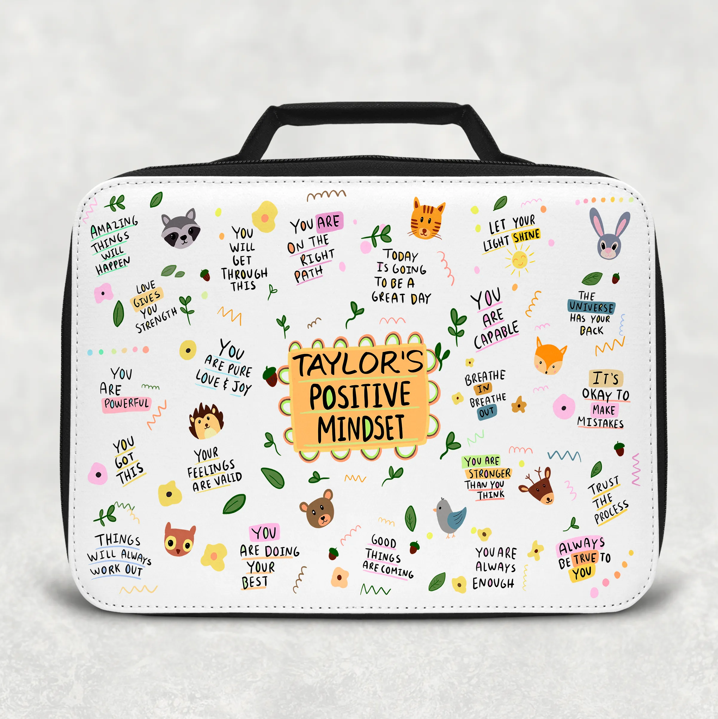 Positive Mindset Insulated Lunch Bag