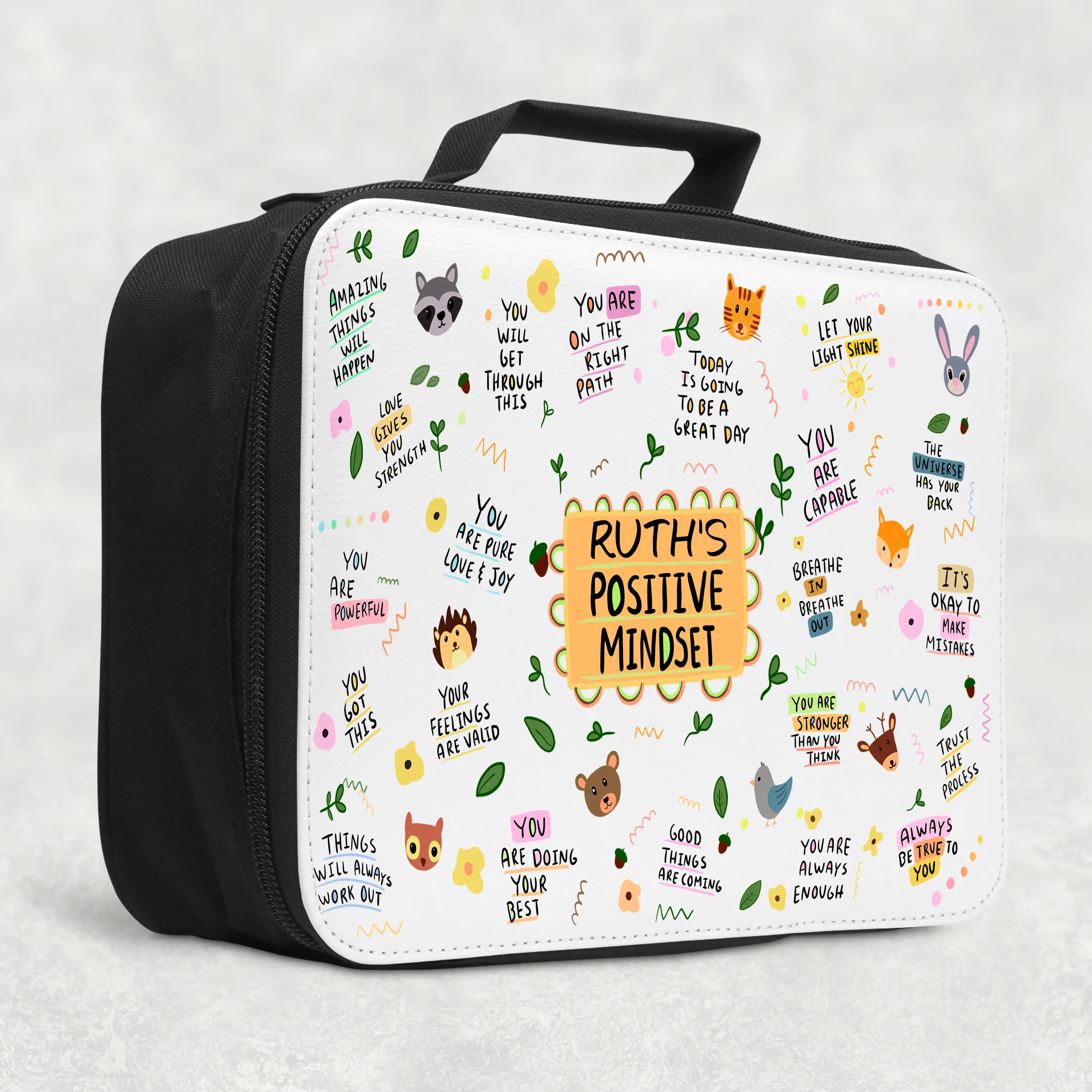 Positive Mindset Insulated Lunch Bag