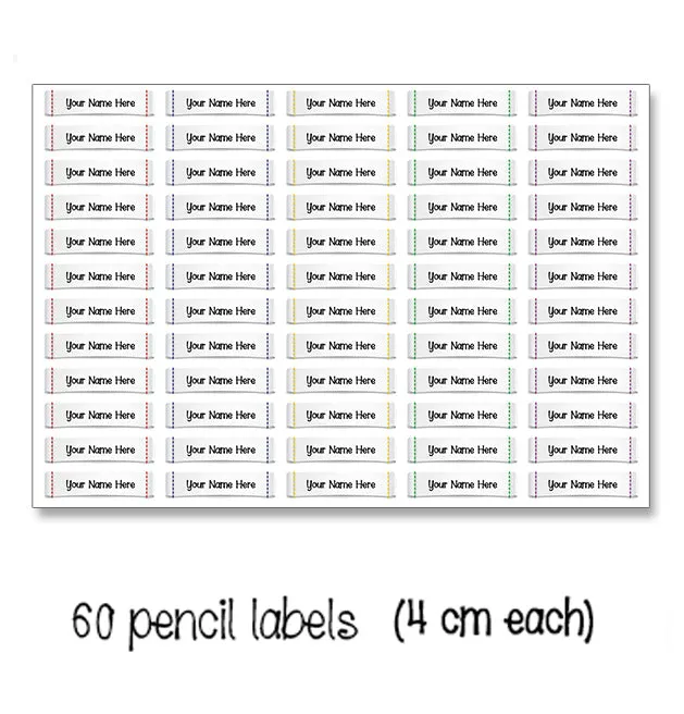 ""Minions" School labels packs