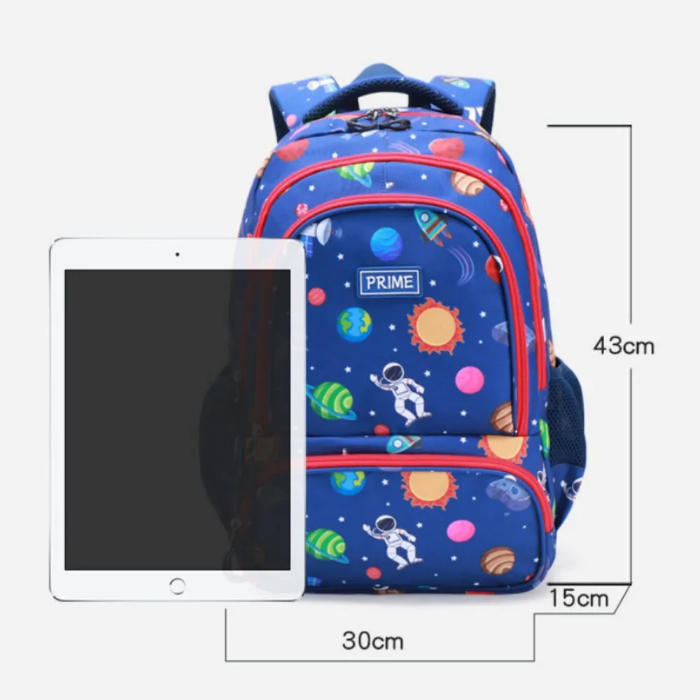 Rainbow School Backpack Astronaut Kids Bookbag Preschool Kindergarten School Bag for Boys Girls