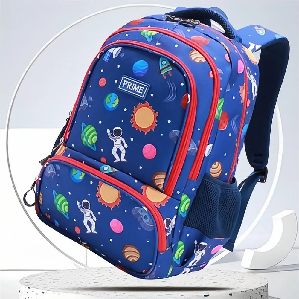 Rainbow School Backpack Astronaut Kids Bookbag Preschool Kindergarten School Bag for Boys Girls