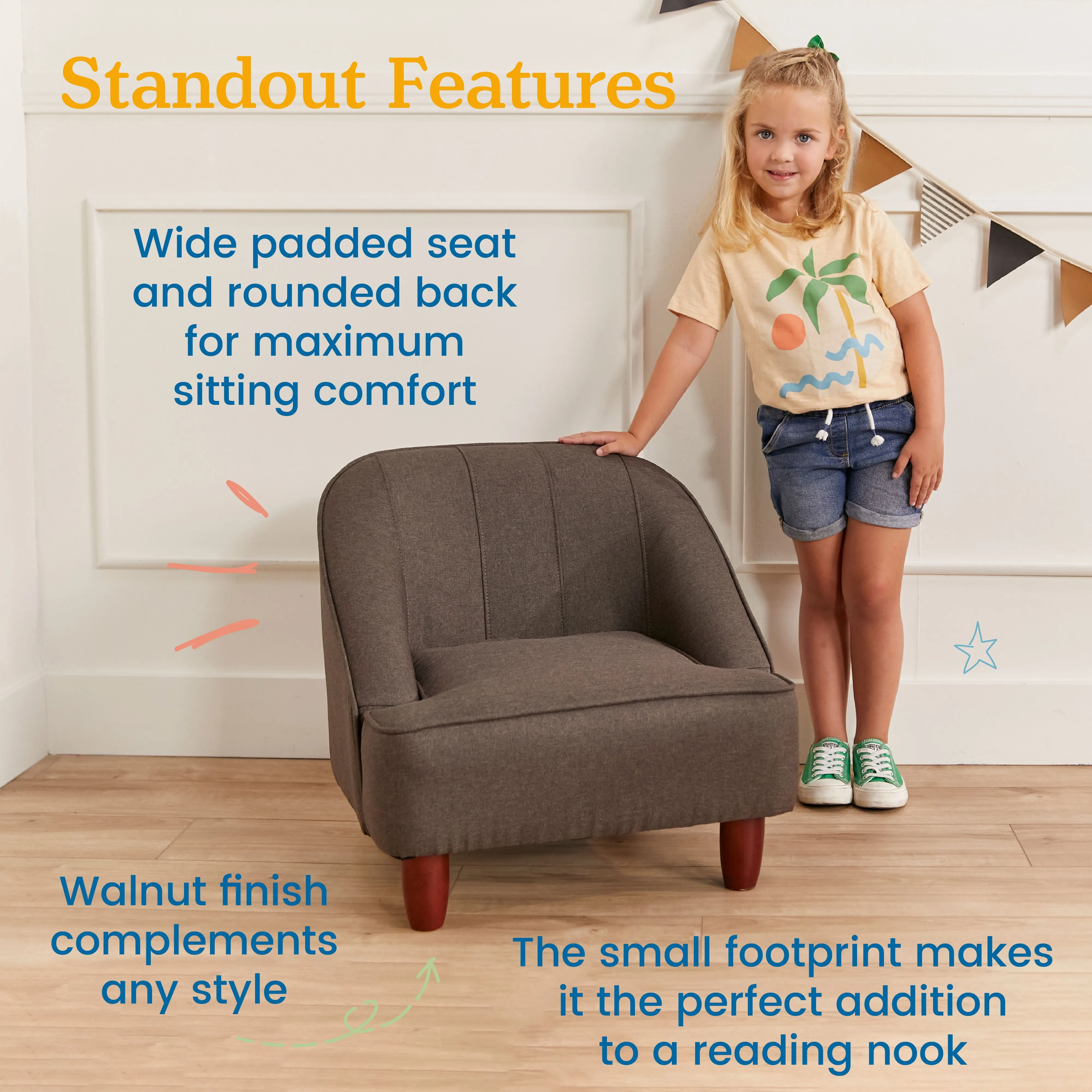 Rhiley Accent Chair, Kids Furniture