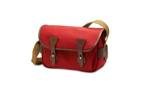 S3 Camera Bag - Burgundy Canvas / Chocolate Leather