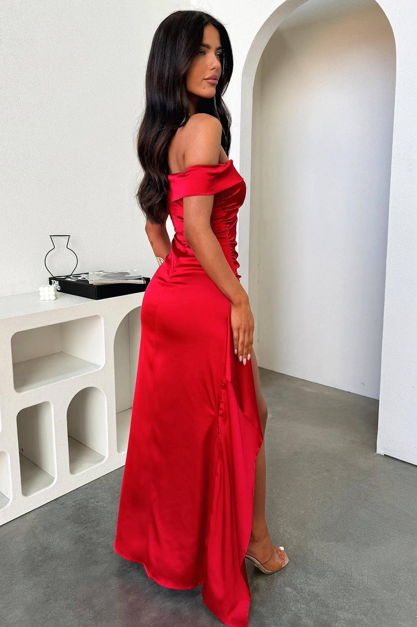 Saoirse Maxi Dress - Red