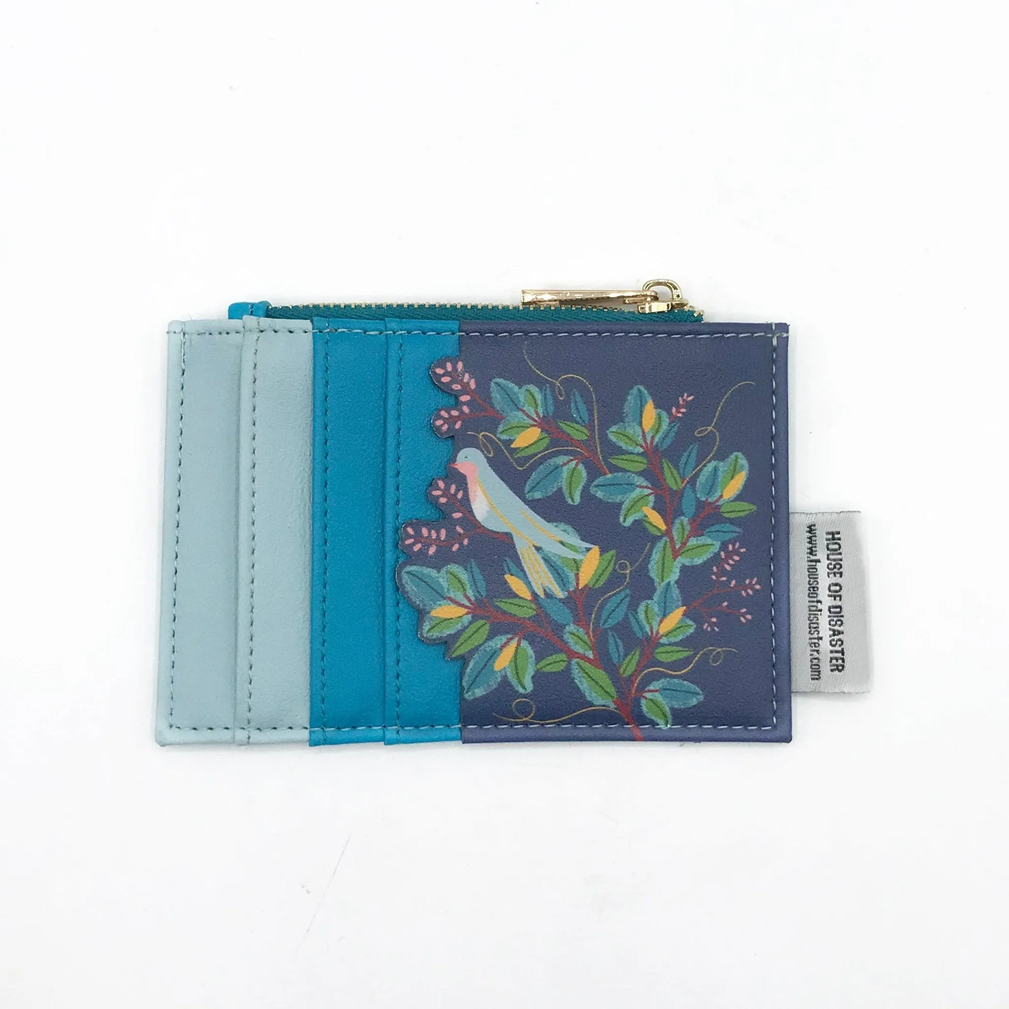 Secret Garden Bird Zip Purse