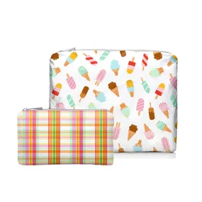 Set of Two - Organizational Packs - Popsicles & Dreamsicle Plaid