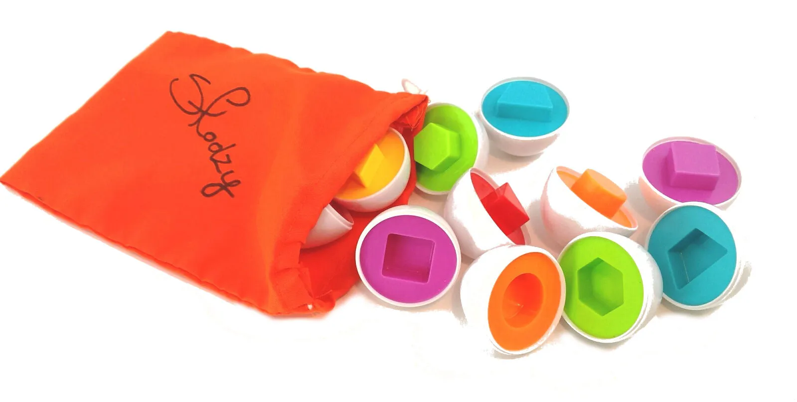 Shapes Matching Egg Toy 6 pc Set