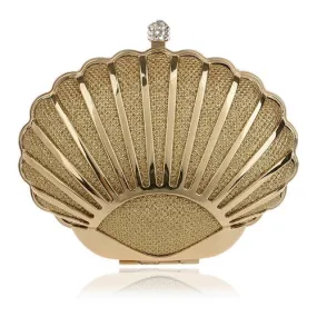 Shell Design Diamonds Day Clutch