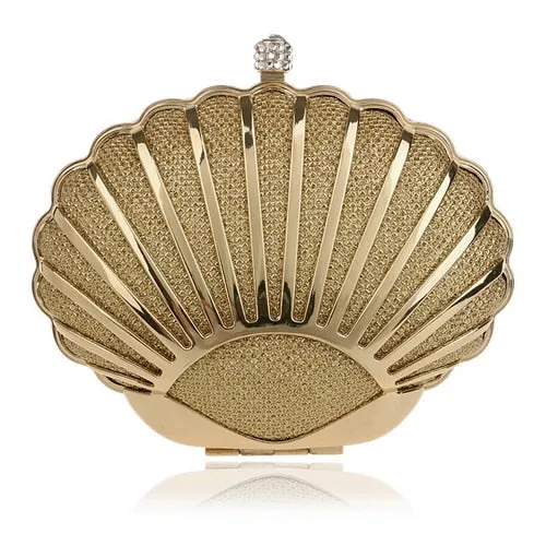 Shell Design Diamonds Day Clutch