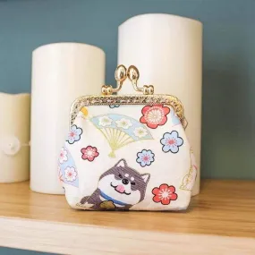 Shiba Inu Girl Clutch Pouch