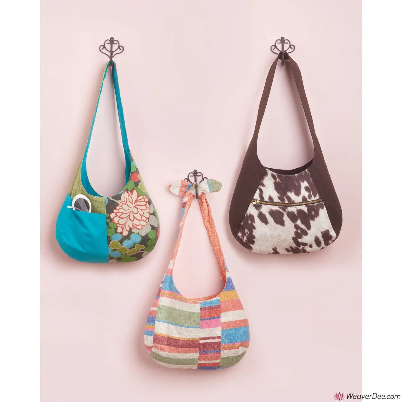 Simplicity Pattern S9563 Slouch Bags, Purse Organizer & Cosmetic Case