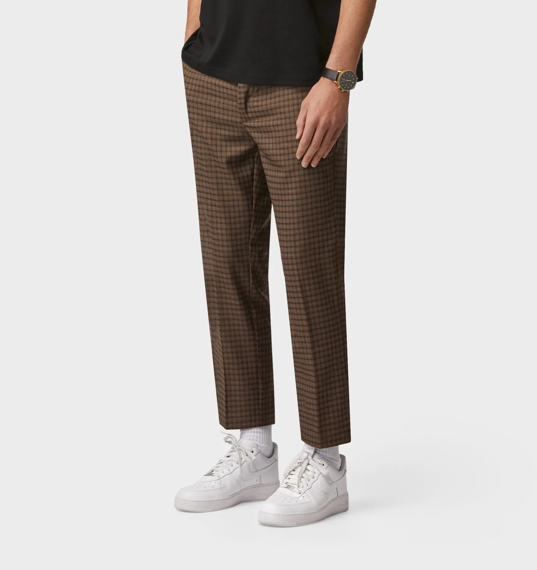 Slim Kobe Pant - Regular - Mocha Check