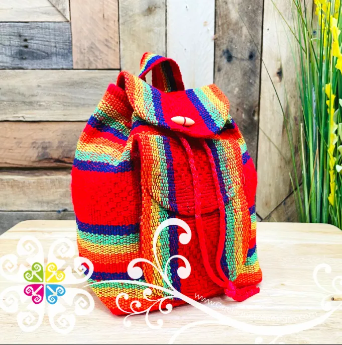 Small Boho Backpack  - Mochila Escolar