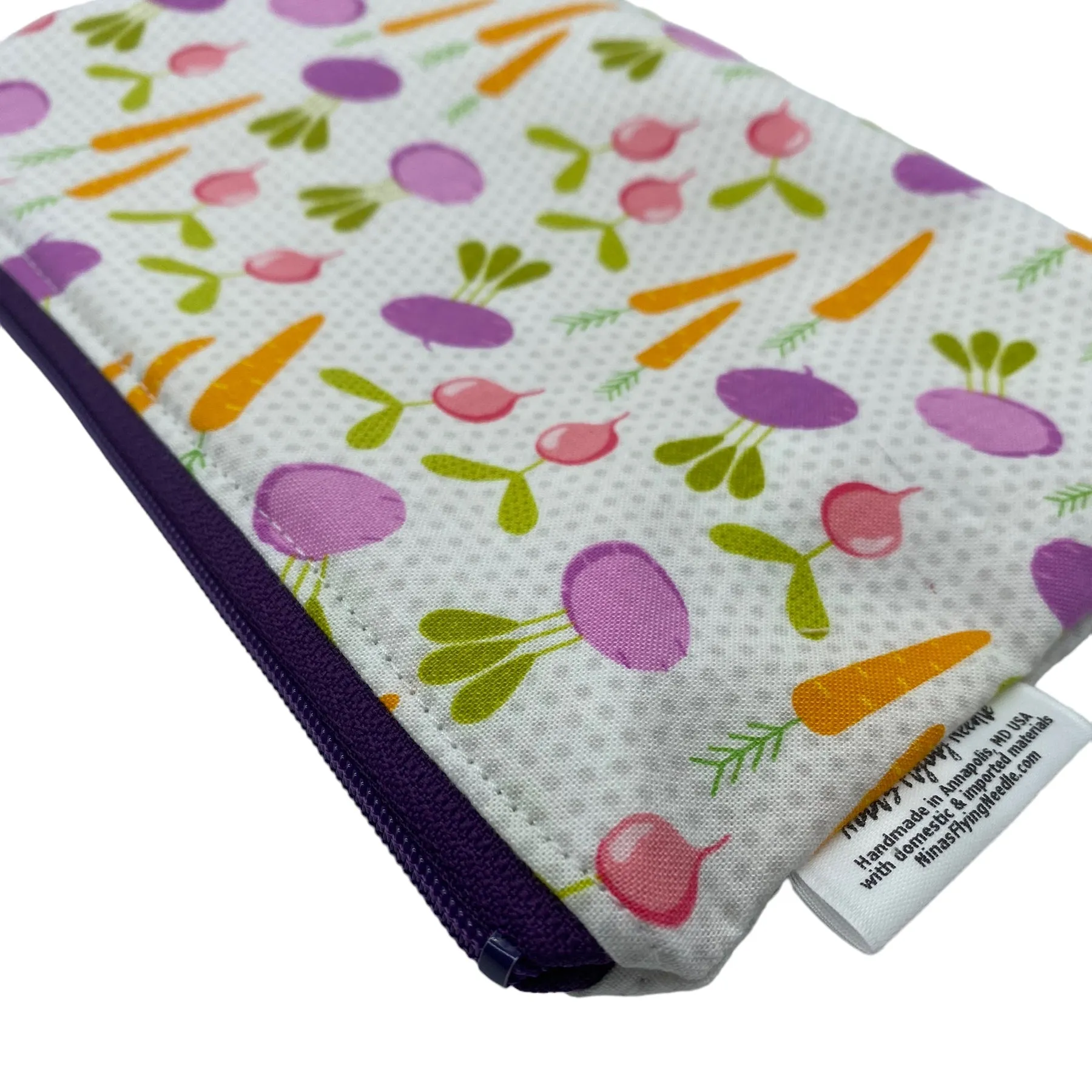 Snack Sized Reusable Zippered Bag Veggies