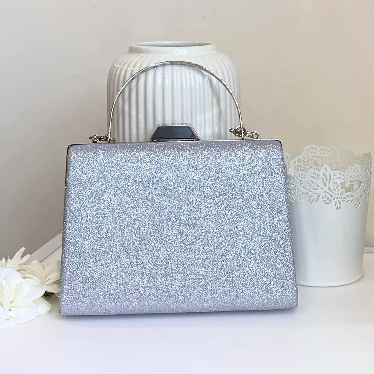 Solid Glitter handbag all colours